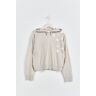  Gina Tricot- Y star knitted hoodie - young-tops- Beige - 170- Female