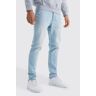 boohoo Tall Toelopende Jeans, Ice Blue 38