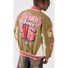 boohoo Pu Nfl 49Ers Varsity Jas, Olive Small