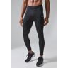 boohoo Man Active Hardloop Leggings, Black Medium