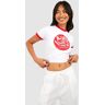 boohoo T-Shirt Met Contrasterende Stiksels En Contrasterende Zoom, Ivory 40