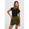 boohoo Cargo Shorts Met Zijzakken, Khaki 36