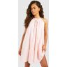 boohoo Broderie Mini Dress, Pink 18