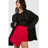 boohoo Wrap Skort, Wine 10