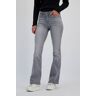 Cars flared jeans Michelle grijs 28-32 Dames