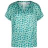 Jane Lushka top met all over print blauw/ groen XXL Dames