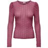 JDY JDYBADU top met textuur mauve M Dames