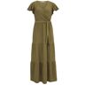 WE Fashion maxi jurk Trudy kaki S Dames