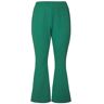 Miss Etam Plus flared broek Mara flared pants AW groen 54 Dames