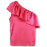 FLURESK satijnen one shouldertop Maysi fuchsia 36 Dames