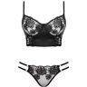 Christine le Duc Kim x Christine bustier met slip Sexy Ruby zwart XL Dames