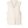 SELECTED FEMME gilet SLFSELFINA crème 40 Dames