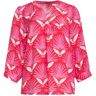 Smashed Lemon top met all over print roze S Dames