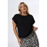 MS Mode top met textuur zwart 42 Dames