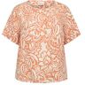 Wasabiconcept top met all over print oranje/wit 42/44 Dames