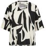 Wasabiconcept top met all over print zwart/wit 46/48 Dames