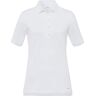 Brax Dames Style Cleo Pique Polo SOLID poloshirt van katoen polohemd, wit, 46, wit, 46