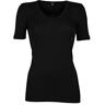 DILLING Merino T-shirt voor dames van 100% BIO merinowol Zwart 46