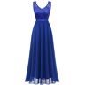 Gardenwed Prom formele jurk, formele jurk met koude schouders, bruidsmeisjesjurk, 082 koningsblauw, XL