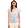 TOM TAILOR Dames 1036784 T-shirt, 31651-Breeze Rose, M, 31651 Breeze Rose, M