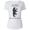 Finest Prints The North herinnert zich Mormont van Bear Island Jorah The Andal dames T-shirt, Kleur: wit, S