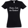 Urban Backwoods Kein Zeit Bin Gepensioneerd T-shirt Dames, zwart, S