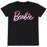 Heroes Inc. Heroes Inc Barbie T-shirt   Barbie T-shirt voor dames   Zwart T-shirt van 100% katoen   Officiële Barbie-merchandise, Zwart, L