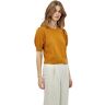 Minus Liva Knit T-shirt voor dames, zongebakken bruin, XS, Zon gebakken bruin, XS