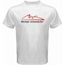 LONG TA CHAN Michael Schumacher Logo Racing Legend Men's White T-Shirt Size S to 3XL White XL