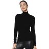 ONLY Dames Onlkarol L/S Rollneck KNT Noos Pullover, zwart (zwart), M