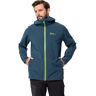 Jack Wolfskin Heren Hoogste Peak Jacket M Outdoor, Dark Sea, XL, Donkere Zee, XL