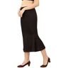 OSNICA Saree Shapewear petticoat voor dames, katoenmix, petticoat, rokken voor dames, shapewear-jurk voor Saree One Size (M-L-maat), Zwart, M