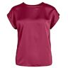 VILA Veelzijdige S/S Satin Top Noos, Beet Red, 38