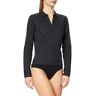 Vero Moda Dames Vmlady L/S G-String Shirt New Noos shirt met lange mouwen, zwart, XS