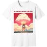 DEANFUN Vintage Barbenheimer I Survived Shirt Oppenheimer Movie Shirt White M