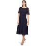 Vera Mont dames cocktailjurk met kant, blauw, 38