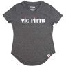 Vic Firth Logo Women's Charcoal Grey T-Shirt Size L