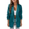 TDEOK Dames blazer sportief elegant lang blazer dames lang met zakken lange blazer moderne sweatblazer business zomerblazer lichte sweatblazer klederdrachtblazer blazer jas casual lange blazer,