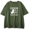 XYMJT T Shirts For Women Women's Tshirt O-neck T Shirt Cartoon Oversized Tops Harajuku Fit Tshirts Women-dark Green-l