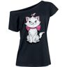 Nastrovje Potsdam Aristocats Pure Cute dames los shirt zwart, zwart, L