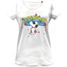 Snoopy T-shirt voor dames, Wit., XL