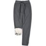 CzooM Dames joggingbroeken, warme fleece vrijetijdsbroeken, joggingbroeken, winterthermosportbroeken, gevoerde joggingbroeken, trainingsbroeken met zak, joggingbroeken (Color : Dark gray, Size : 5XL