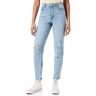 PIECES PCKESIA MOM HW ANK DST JNS LB142 NOOS BC Jeans, Light Blue Denim, S