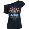 NP Nastrovje Potsdam Disney Lilo & Stitch Los shirt voor dames, zwart-ohana-mexico, L