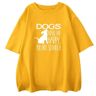 XYMJT T Shirts For Women Women's Tshirt O-neck T Shirt Cartoon Oversized Tops Harajuku Fit Tshirts Women-yellow-xl