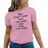 ROSETRAIL They Dont Know That We Know Friends Licht Roze dames-T-shirt Size XL