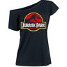 NP Nastrovje Potsdam Jurassic Park Classic Logo Dames Los Shirt Zwart, zwart, XXL