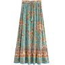 YIMAISZQ bohemian dress Bohemian Big Skirt Beach Skirt-8627-s