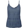 Vero Moda Dames VMHONEY LACE Singlet WVN Top, China Blue, XS, China blue, XS