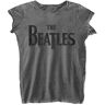 The Beatles T-Shirt # M Grey Femmina # Drop T Logo